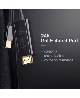 Cabo Adaptador Mini Displayport para HDMI, de 2 metros - Goeik