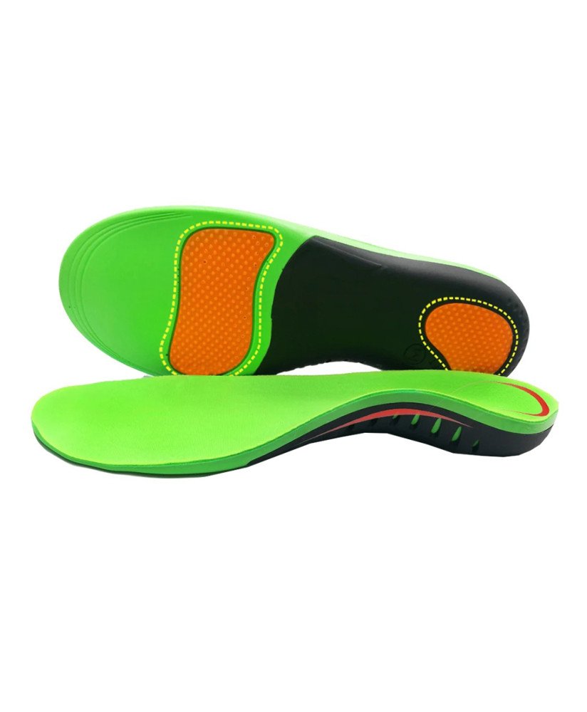 Palmilhas Ortopédicas em EVA, com Suporte para Pés Arqueados - Verde - Goeik