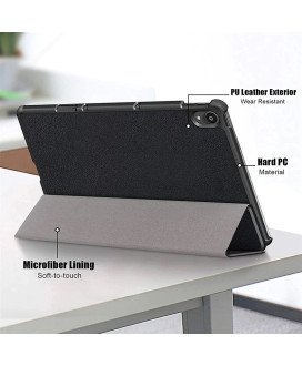 Capa Magnética Dobrável, para Lenovo Tab P11 Plus – Preto