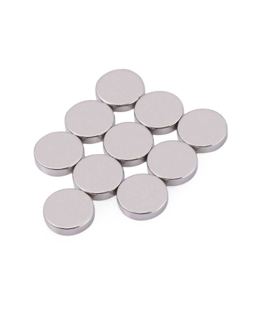 Conjunto de 10 ímanes extrafortes de 5mm