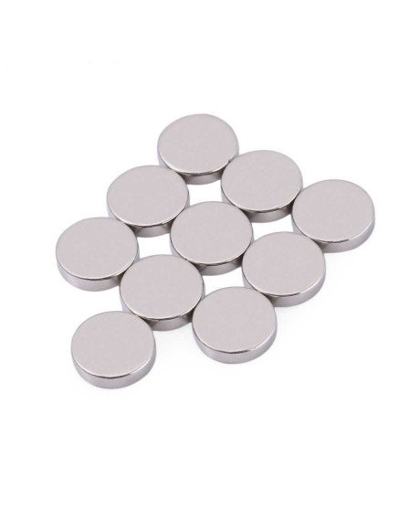 Conjunto de 10 ímanes extrafortes de 5mm