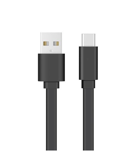 Cabo Adaptador USB para Tipo-C, Flat