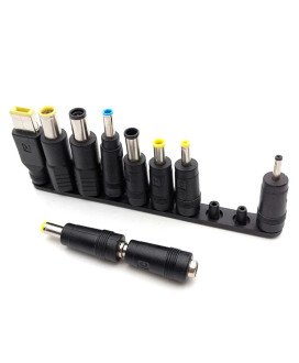 Conjunto de 10 Conetores / Adaptadores de Alimentação para Portátil