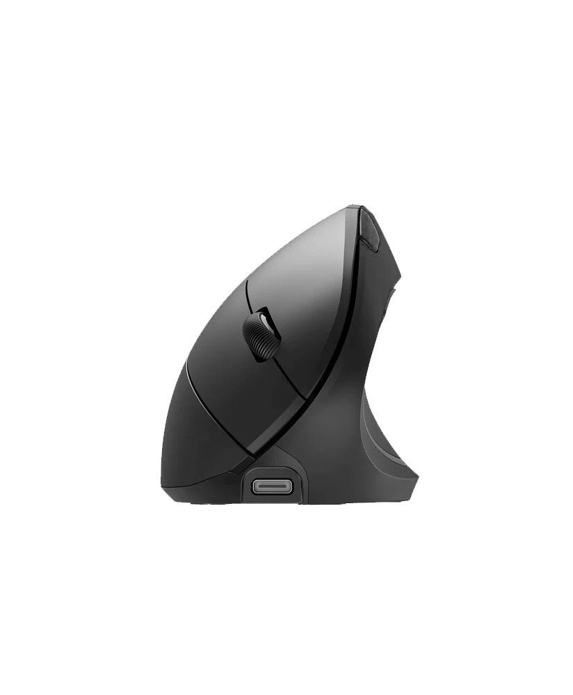 Rato Ergonómico Recarregável com Bluetooth + 2.4GHz, com Pen USB - Preto
