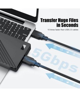Cabo Extensor USB 3.0 para USB 3.0, Preto