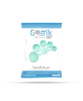 Conjunto de Copos de Medição para Cozinheiro - 5 Unidades - Verde - Goeik