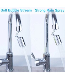 Adaptador / Extensor de Torneira Rotativo, com duas Intensidades de Água