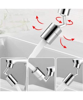 Adaptador / Extensor de Torneira Rotativo, com duas Intensidades de Água