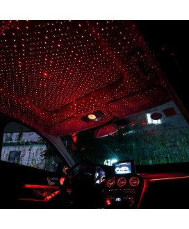 Mini Lâmpada LED USB, Flexível, com Efeitos de Luz Vermelhos