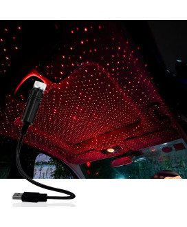 Mini Lâmpada LED USB, Flexível, com Efeitos de Luz Vermelhos