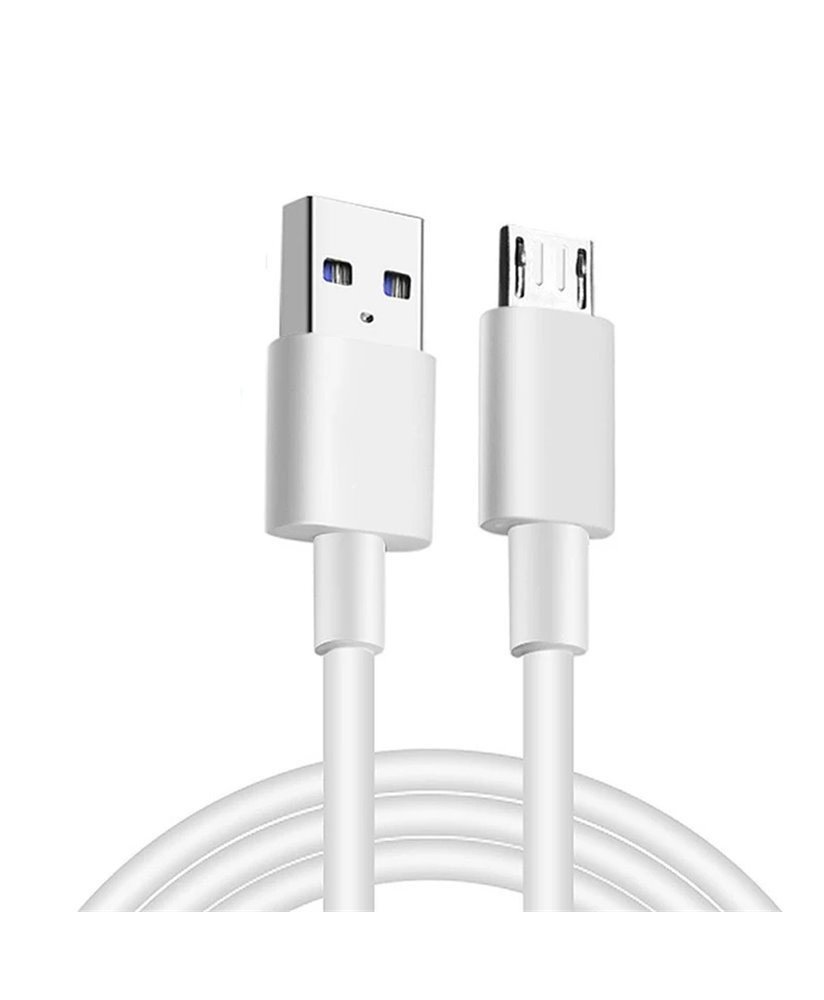 Cabo de Carregamento de Telemóvel e Dados Micro USB para USB de 1 metro e 2 Amperes