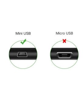 Cabo Adaptador de 1m, Mini USB para USB