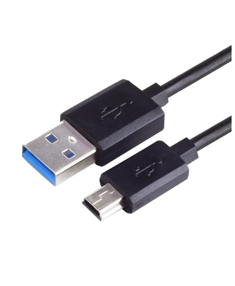 Cabo Adaptador de 1m, Mini USB para USB
