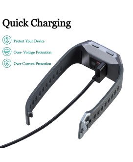 Carregador USB Magnético para Smartwatch Fitbit Ionic, com Carregamento Rápido - Goeik