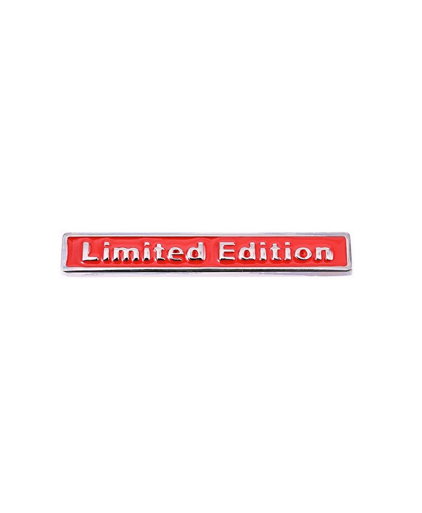 Chapa com Designação "Limited Edition" Vermelho