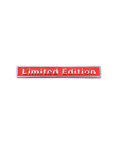 Chapa com Designação "Limited Edition" Vermelho