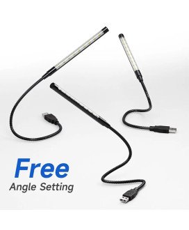 Mini Candeeiro Flexível em LED com Conexão USB - Preto