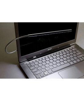 Mini Candeeiro Flexível em LED com Conexão USB - Preto