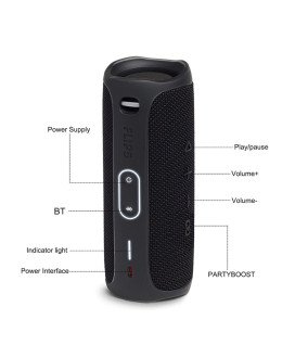 Coluna Bluetooth Portátil, Goeik Flip 5
