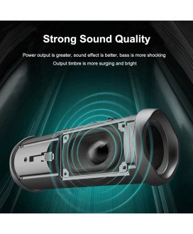 Coluna Bluetooth Portátil, Goeik Flip 5