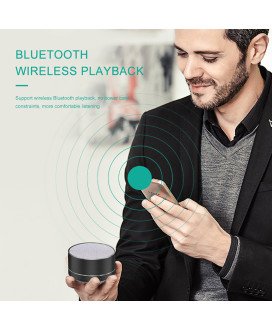 Mini Coluna Bluetooth, com Porta USB e Leitor de Cartões Micro SD, Vermelho