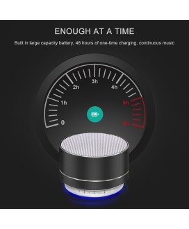 Mini Coluna Bluetooth, com Porta USB e Leitor de Cartões Micro SD, Vermelho