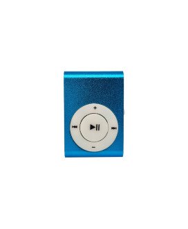 Mini Leitor MP3 com Clipe de Suporte, Azul - Goeik