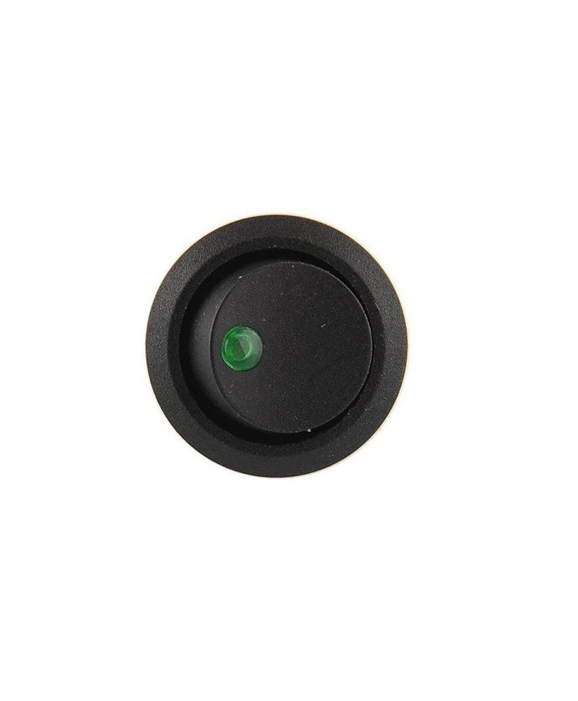 Interruptor Basculante Redondo On/Off com LED 12V