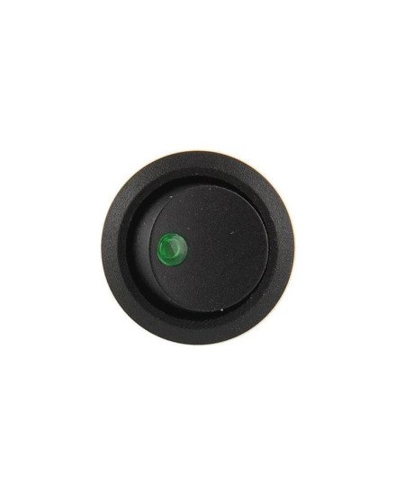 Interruptor Basculante Redondo On/Off com LED 12V