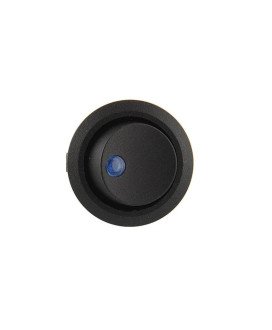 Interruptor Basculante Redondo On/Off com LED 12V