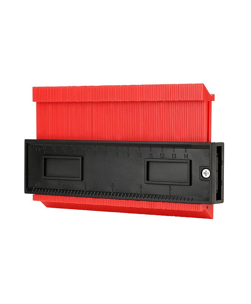Régua de Medição para Contorno de 14cm – Vermelho
