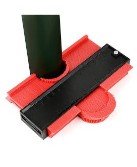 Régua de Medição para Contorno de 14cm – Vermelho