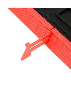 Régua de Medição para Contorno de 14cm – Vermelho