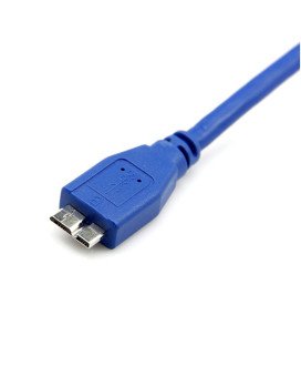 Cabo Adaptador USB 3.0 para Micro USB-B, de 1.8 e 3m – Azul