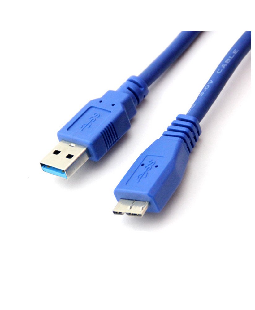 Cabo Adaptador USB 3.0 para Micro USB-B, de 1.8 e 3m – Azul