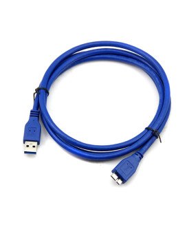 Cabo Adaptador USB 3.0 para Micro USB-B, de 1.8 e 3m – Azul