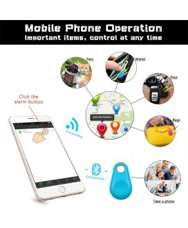 Localizador GPS Multifunções com Alarme, Branco - Goeik