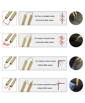 Pistola de Soldar Plástico, com 4 Tipos de Grampos, Alicate e Mala - Preta