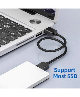 Cabo Adaptador de USB 3.0 para Micro USB-B – Preto