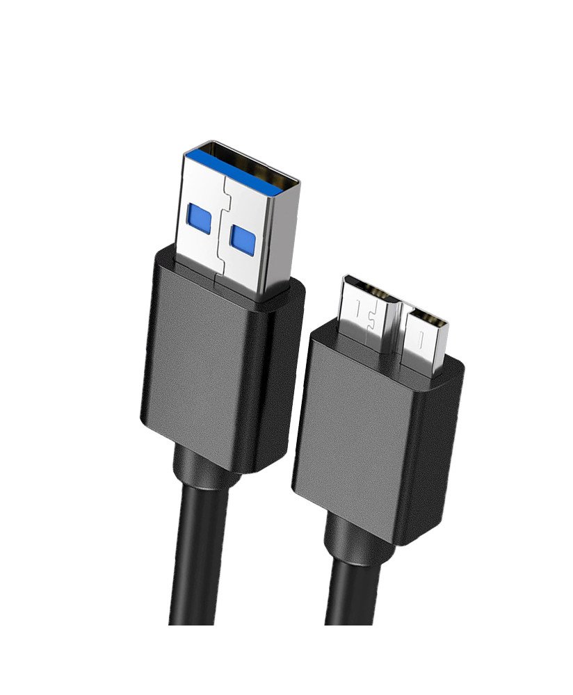 Cabo Adaptador de USB 3.0 para Micro USB-B – Preto