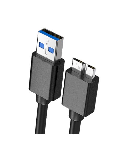 Cabo Adaptador de USB 3.0 para Micro USB-B – Preto