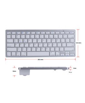 Teclado Bluetooth para Apple, Android e Windows