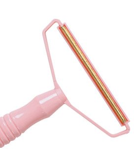 Tira Borbotos e Pêlos Manual, em Plástico, com Escova em Plástico e Cobre