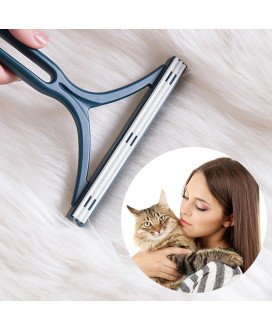 Tira Borbotos e Pêlos Manual, em Plástico, com Dupla Escova em Silicone
