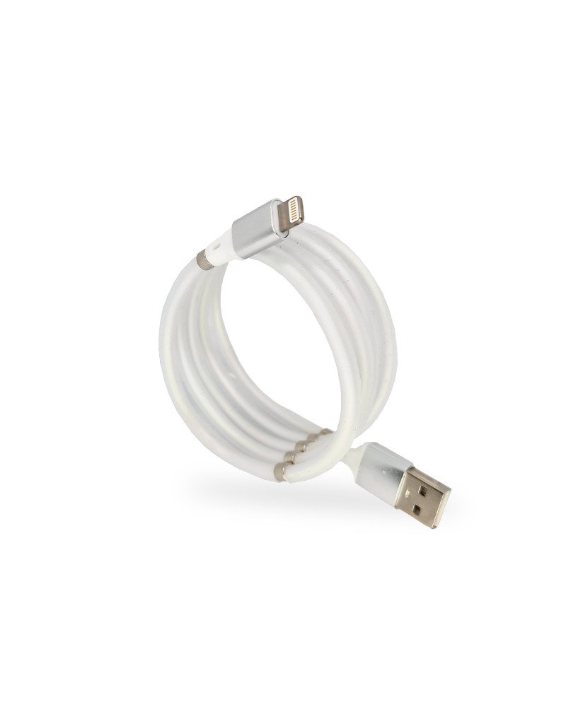Cabo Magnético Retrátil USB para Lightning