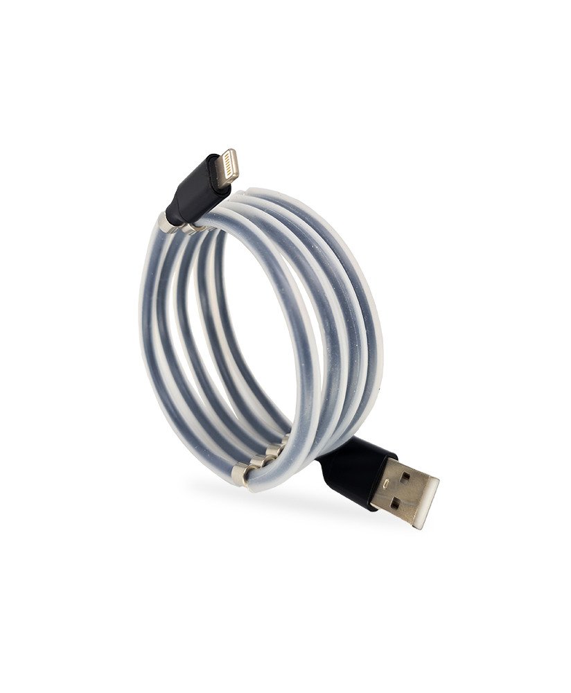 Cabo Magnético Retrátil USB para Lightning