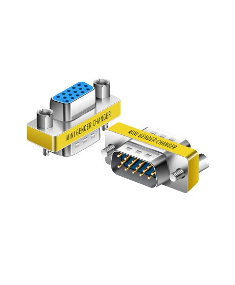 Adaptador VGA Macho para VGA Fêmea