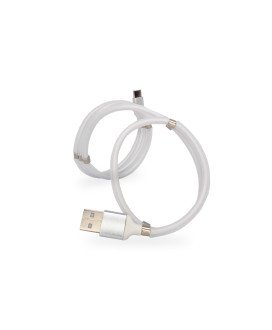 Cabo Magnético Retrátil USB para Tipo-C