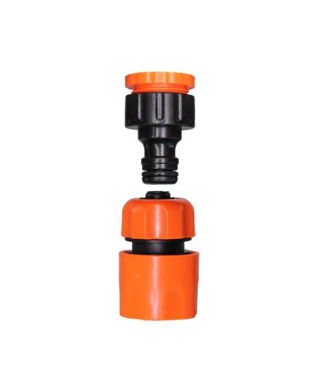 Conjunto de Ligação para Torneira com Conetor Rápido para Mangueira - Laranja - Goeik