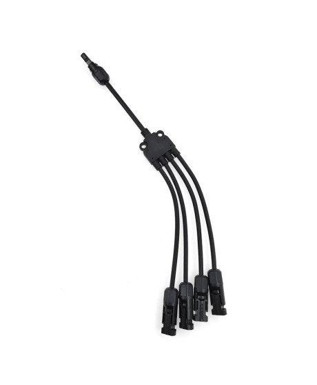 Adaptador para Painel Solar Fotovoltaico com 1 Conetor Fêmea e 4 Machos